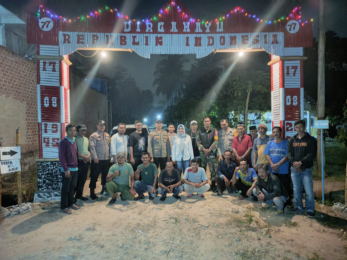 Babinsa 421-09 Tanjung Bintang Lakukan Patroli Gabungan Bersama Forkopimcam Jati Agung Lampung Selatan