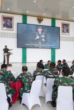 Kasrem 043/Gatam Hadiri Monitoring Tim Penyuluh Karhutla Kodam XXI/Radin Inten