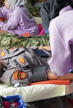 Setetes Darah, Sejuta Harapan, Korem 043/Gatam Gelar Donor Darah Sambut HUT ke-79