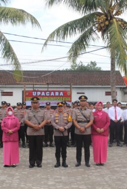 Kapolres Pesisir Barat Pimpin Sertijab Kapolsek Pesisir Utara, Iptu Sutomo Resmi Jabat Kapolsek Baru