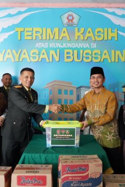 Tak Sekadar Upacara, HUT ke-81 TNI di Lampung Diisi Anjangsana ke Panti Asuhan