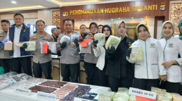 Polda Lampung Bongkar Jaringan Narkoba Internasional, 89 Kg Sabu Disita