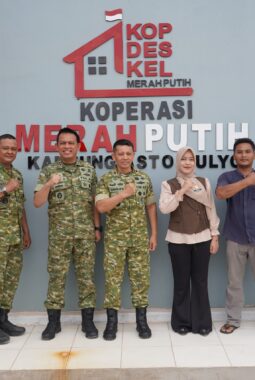 Danrem 043/Gatam Tinjau Kesiapan KDKMP Astomulyo, Pastikan Fasilitas Siap Beroperasi
