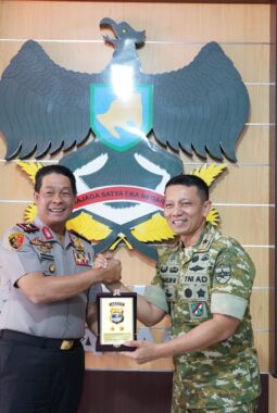 Danrem 043/Gatam dan Kapolda Lampung Perkuat Sinergi untuk Jaga Kondusivitas Wilayah