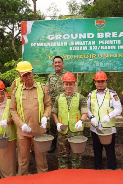 Korem 043/Gatam Mulai Pembangunan Jembatan Perintis Garuda Tahap VIII, Perkuat Aksesibilitas di Sembilan Wilayah